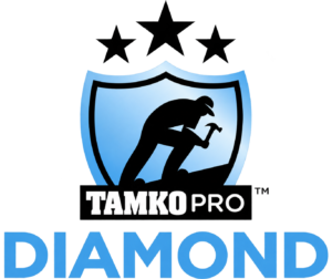 TAMKO PRO DIAMOND transparent badge